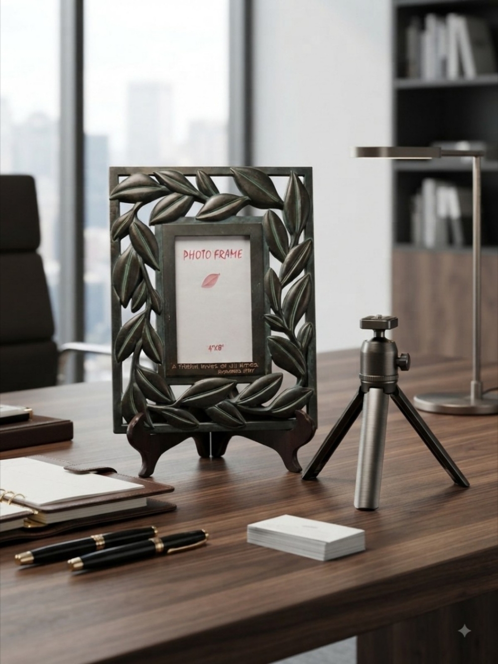 Inspirio 2006 Zondervan "A Friend Loves at All Times" Solid Metal Photo Frame